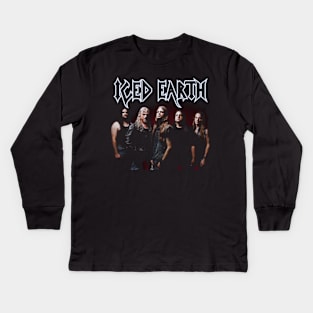 Iced Earth BANG 6 Kids Long Sleeve T-Shirt